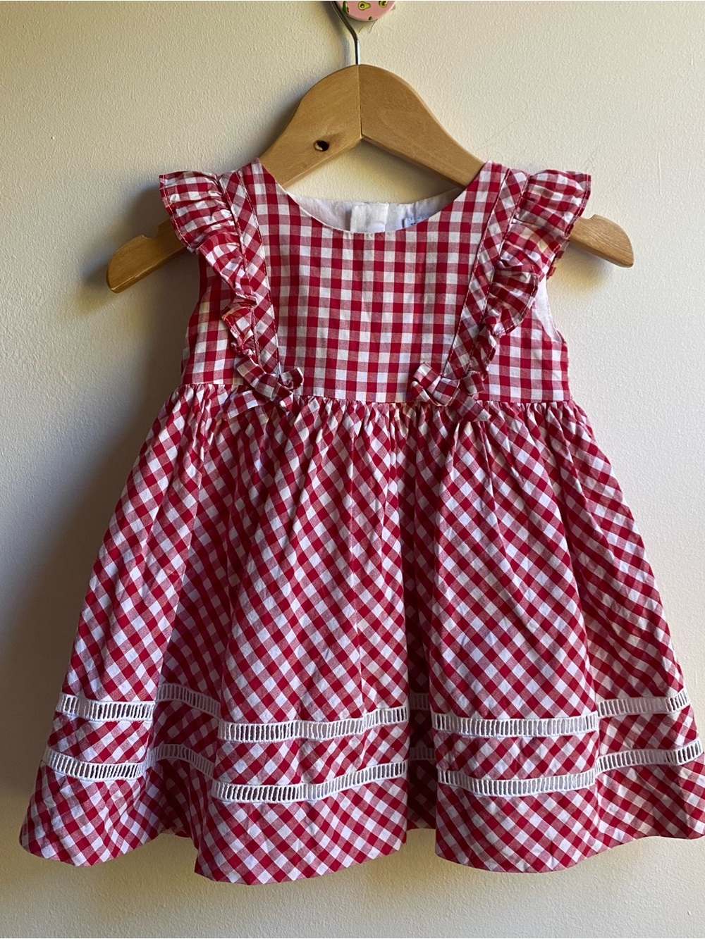 Mayoral Red Gingham Baby Dress